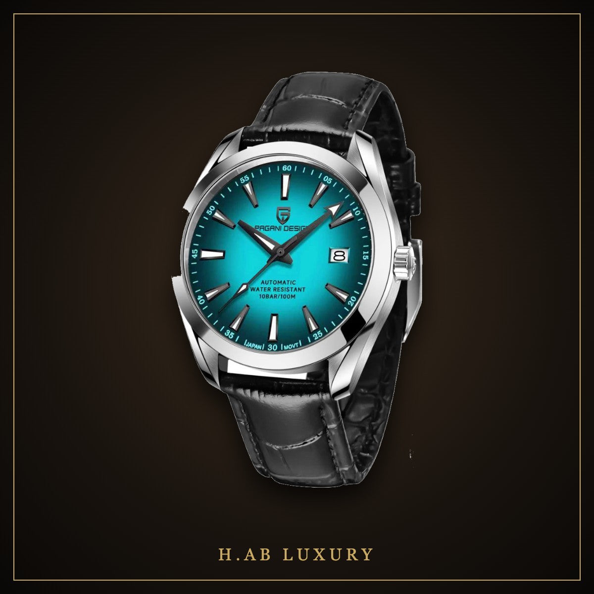 Pagani Design PD-1688 - Dress Watch, White Dial, Blue Leather