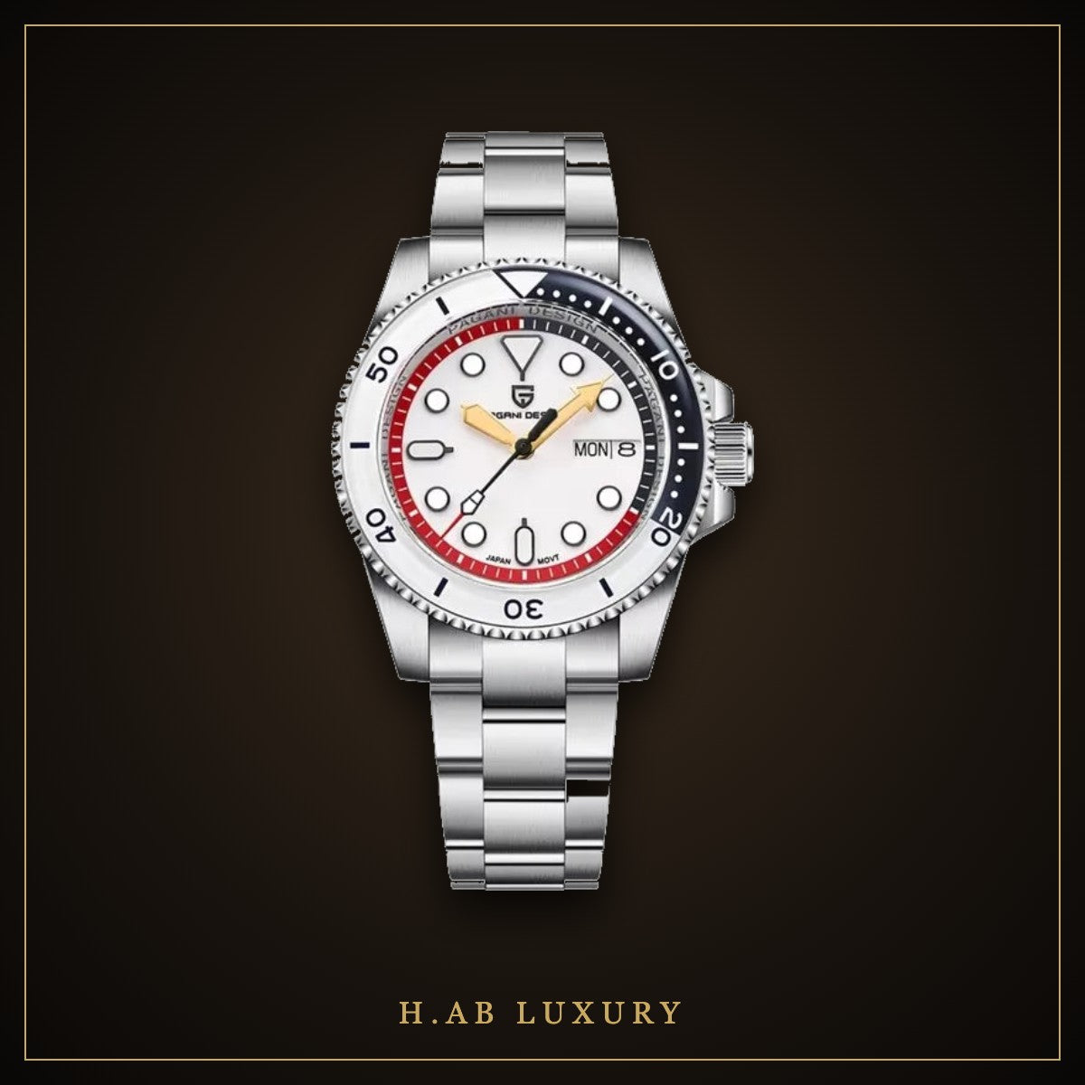 Pagani Design PD-1726 - Diver, White Dial