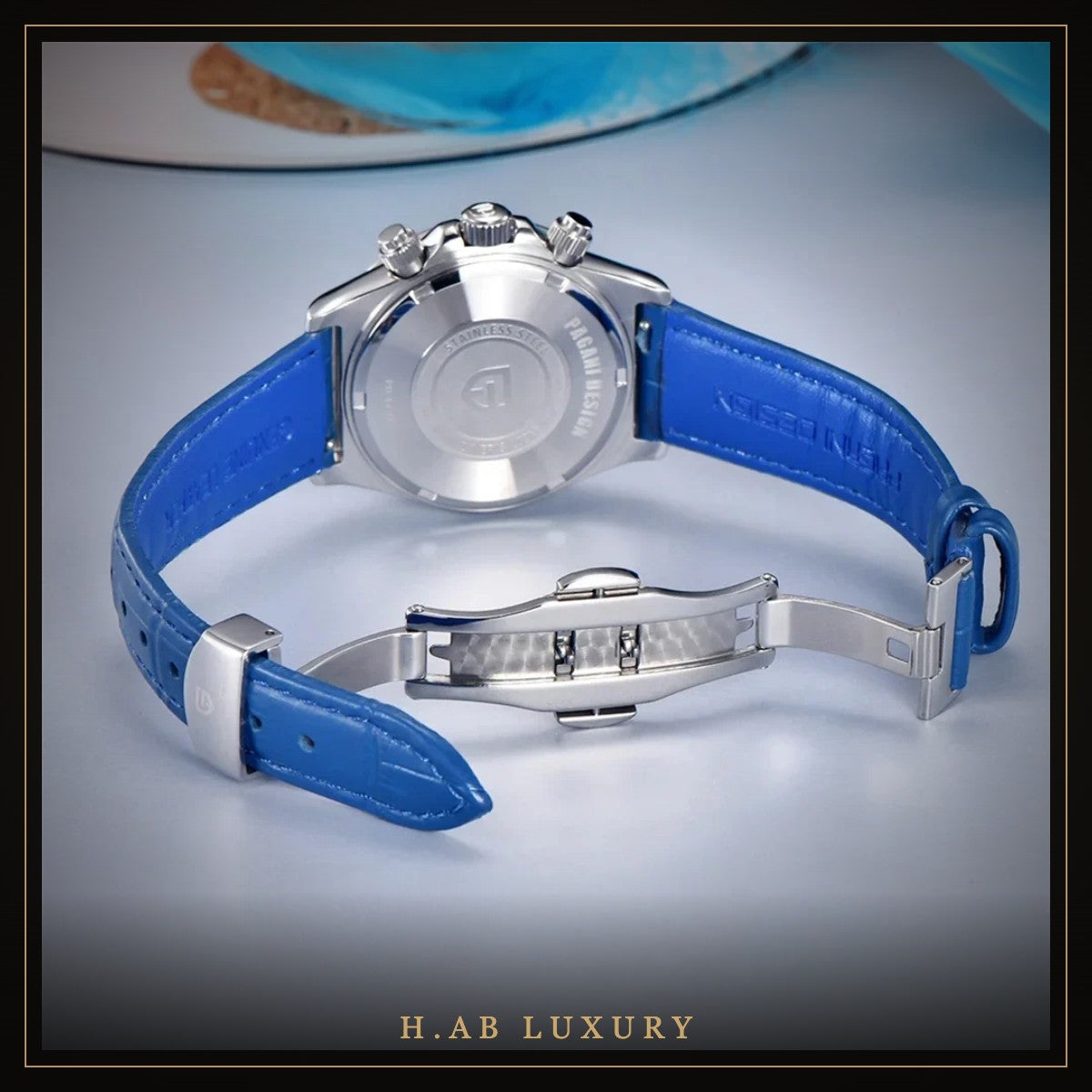 Pagani Design PD-1730 women's crystal chronograph