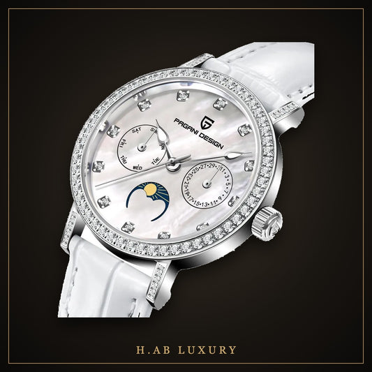 Pagani Design PD-1789 women's moon phase watch