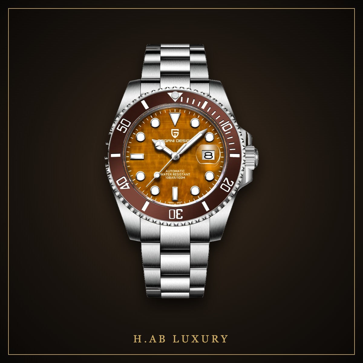 Pagani Design PD-1839 - Diver, Brown Dial