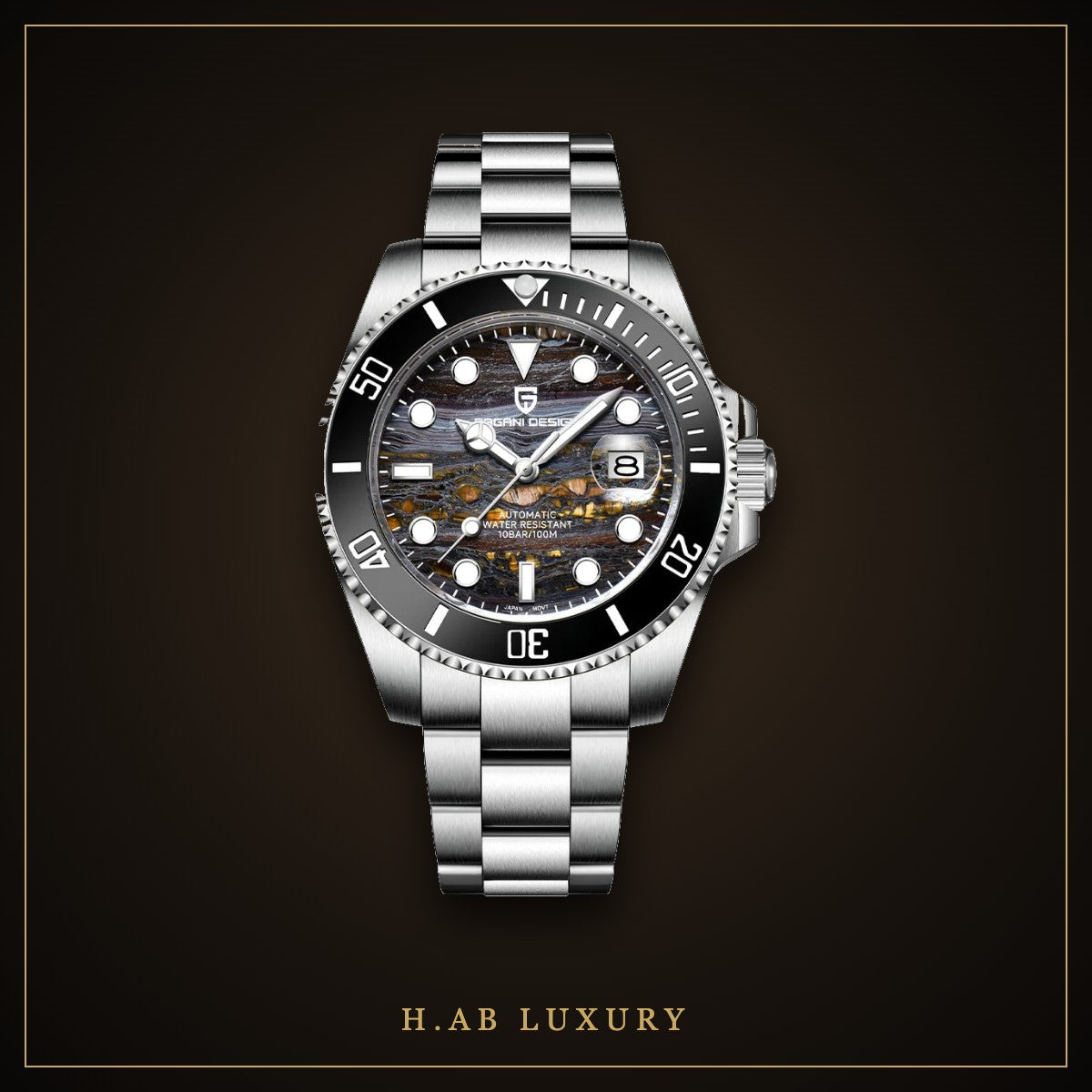 Pagani Design PD-1839 - Diver, Brown Dial