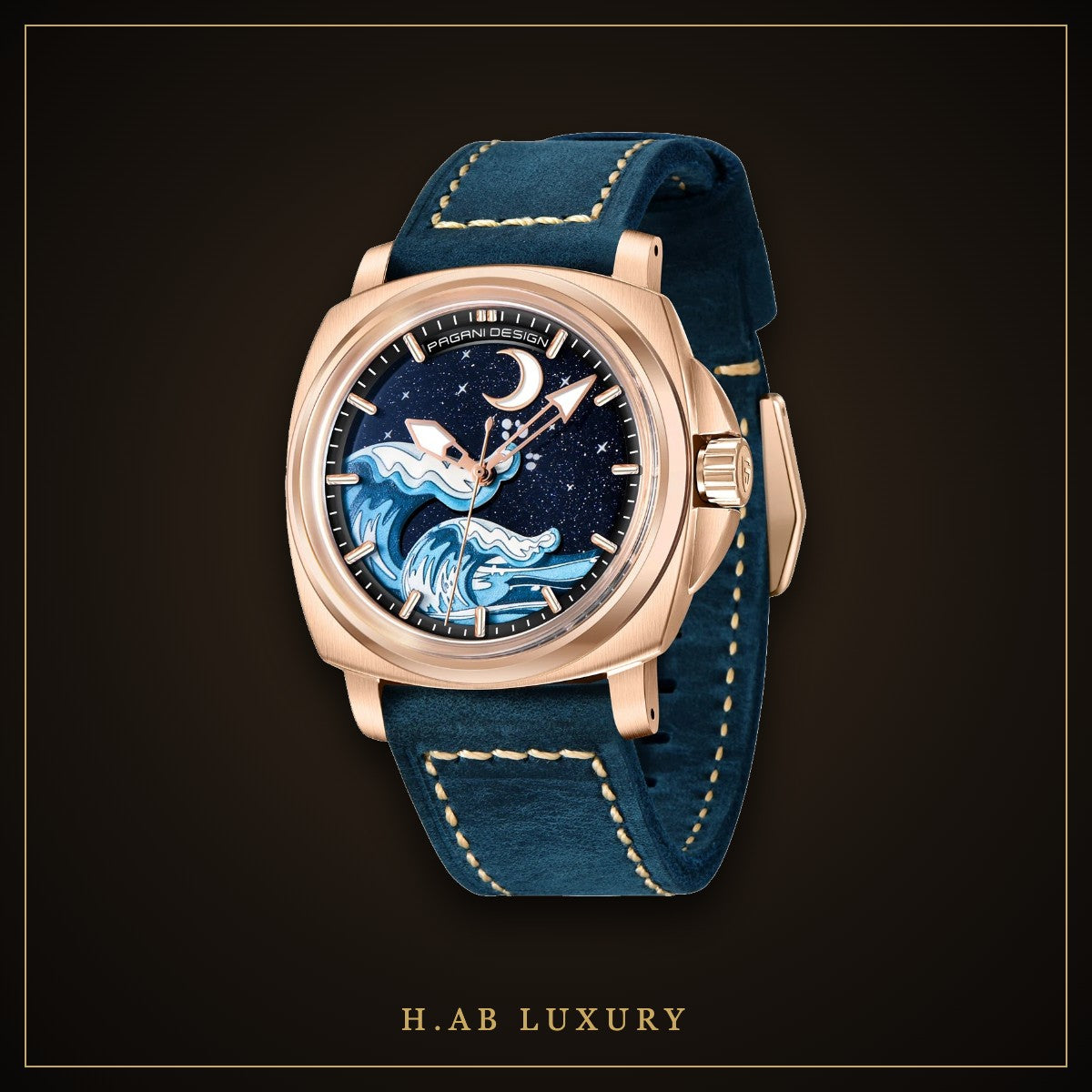 Pagani Design PD-YS014 - Wave Dial Bronze Automatic