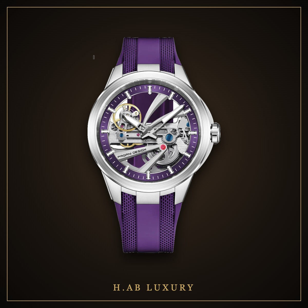 Pagani Design PD-YS030 - Green Skeleton Automatic