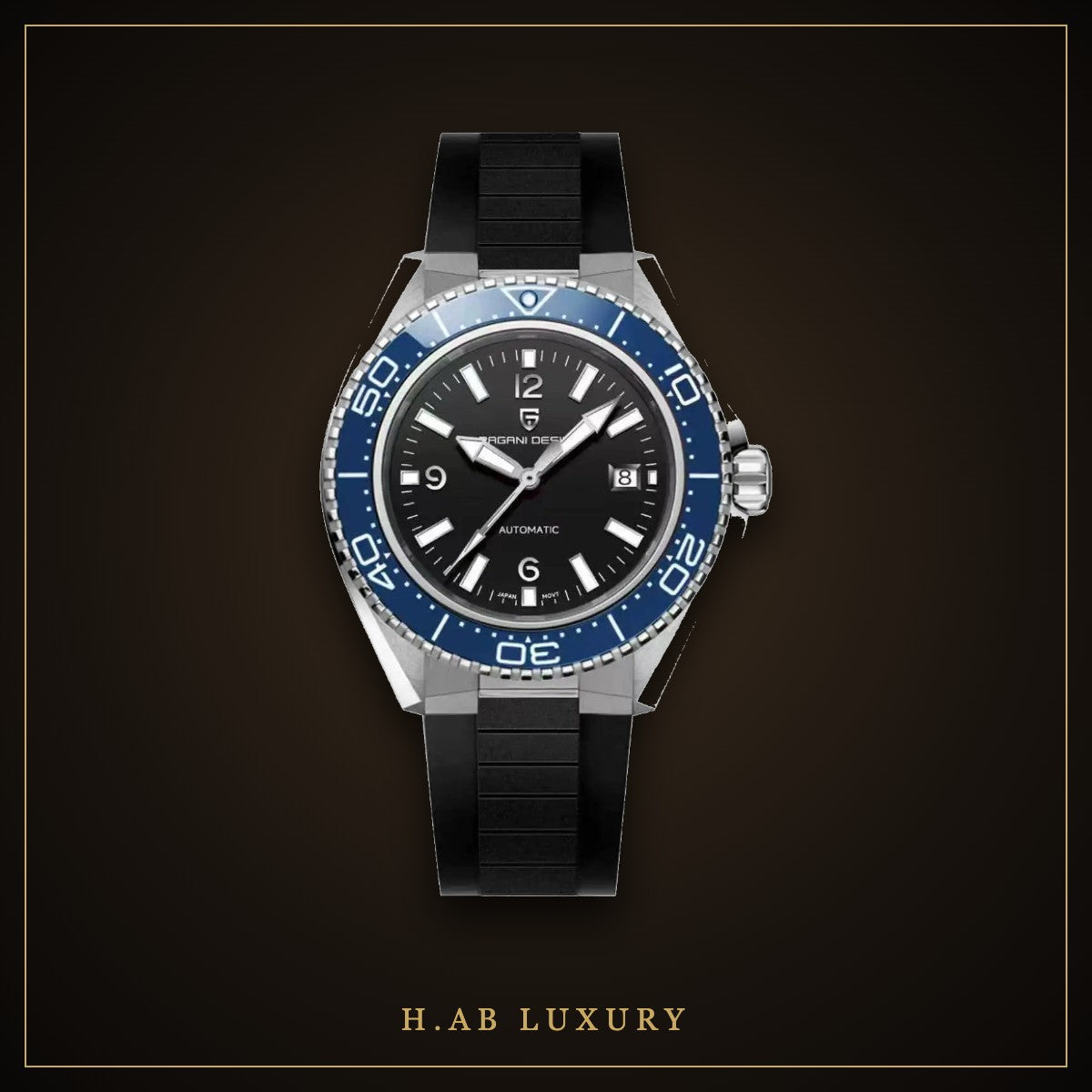 Pagani Design PD-YS034 - Diver, Orange Bezel