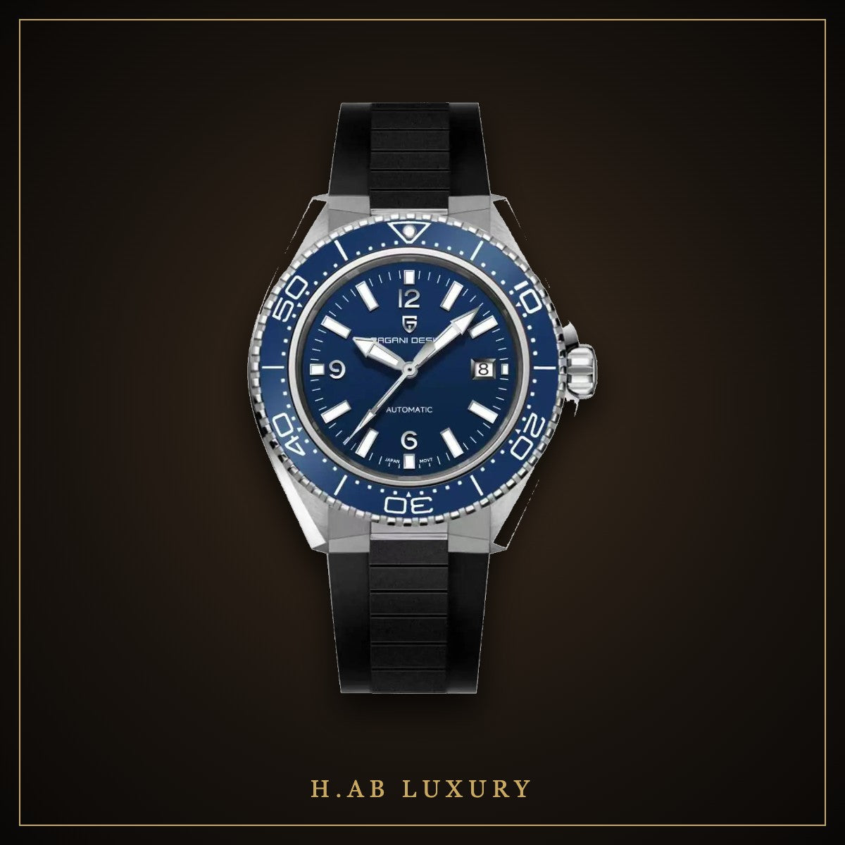 Pagani Design PD-YS034 - Diver, Orange Bezel