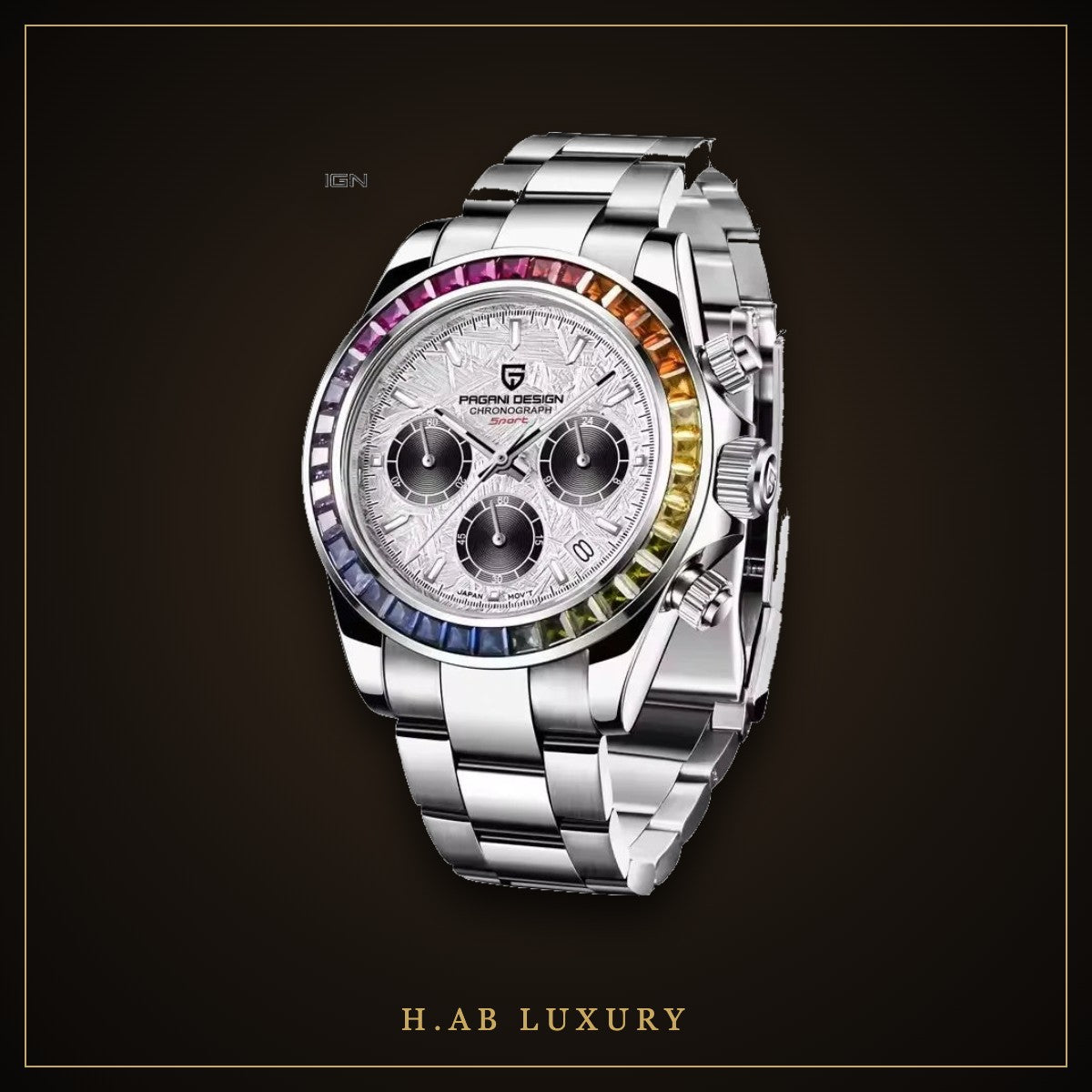 Pagani Design Black Racing Chronograph