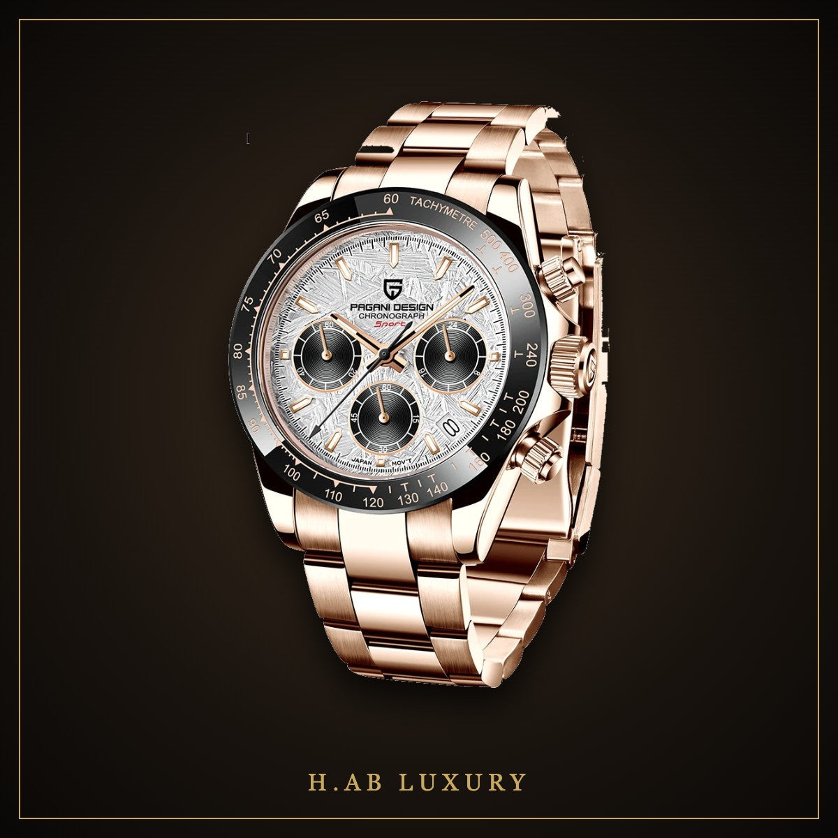 Pagani Design Black Racing Chronograph