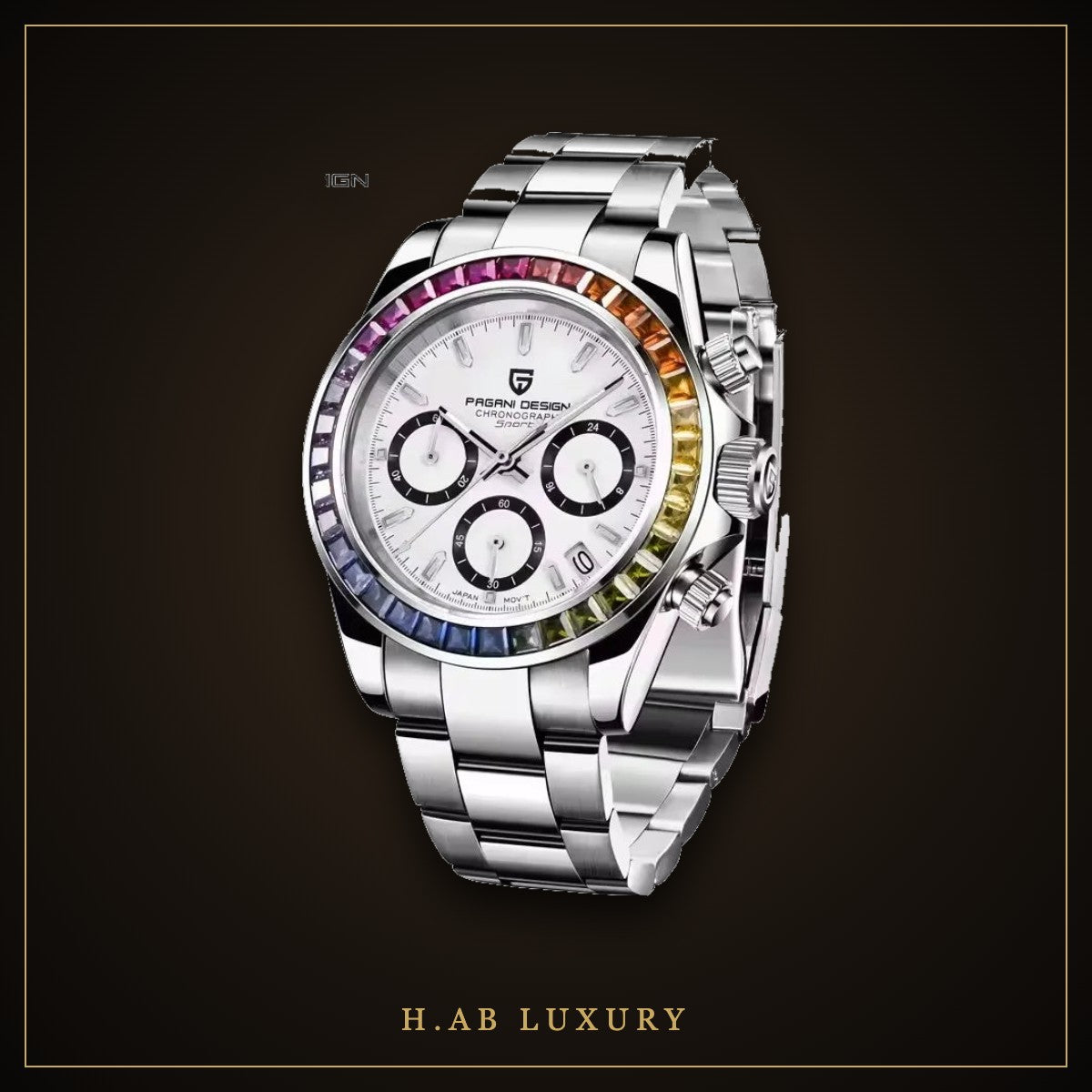 Pagani Design Black Racing Chronograph