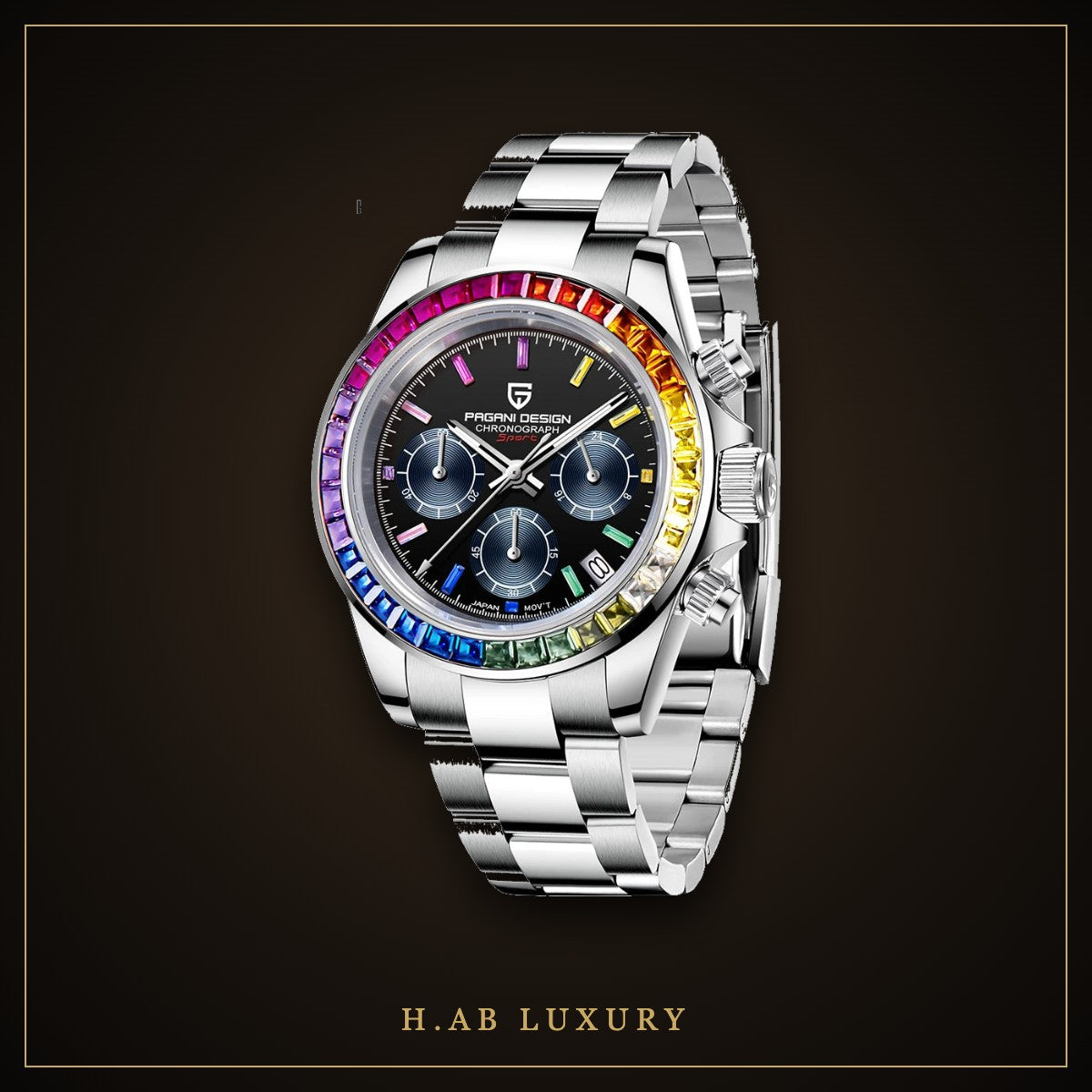 Pagani Design Black Racing Chronograph