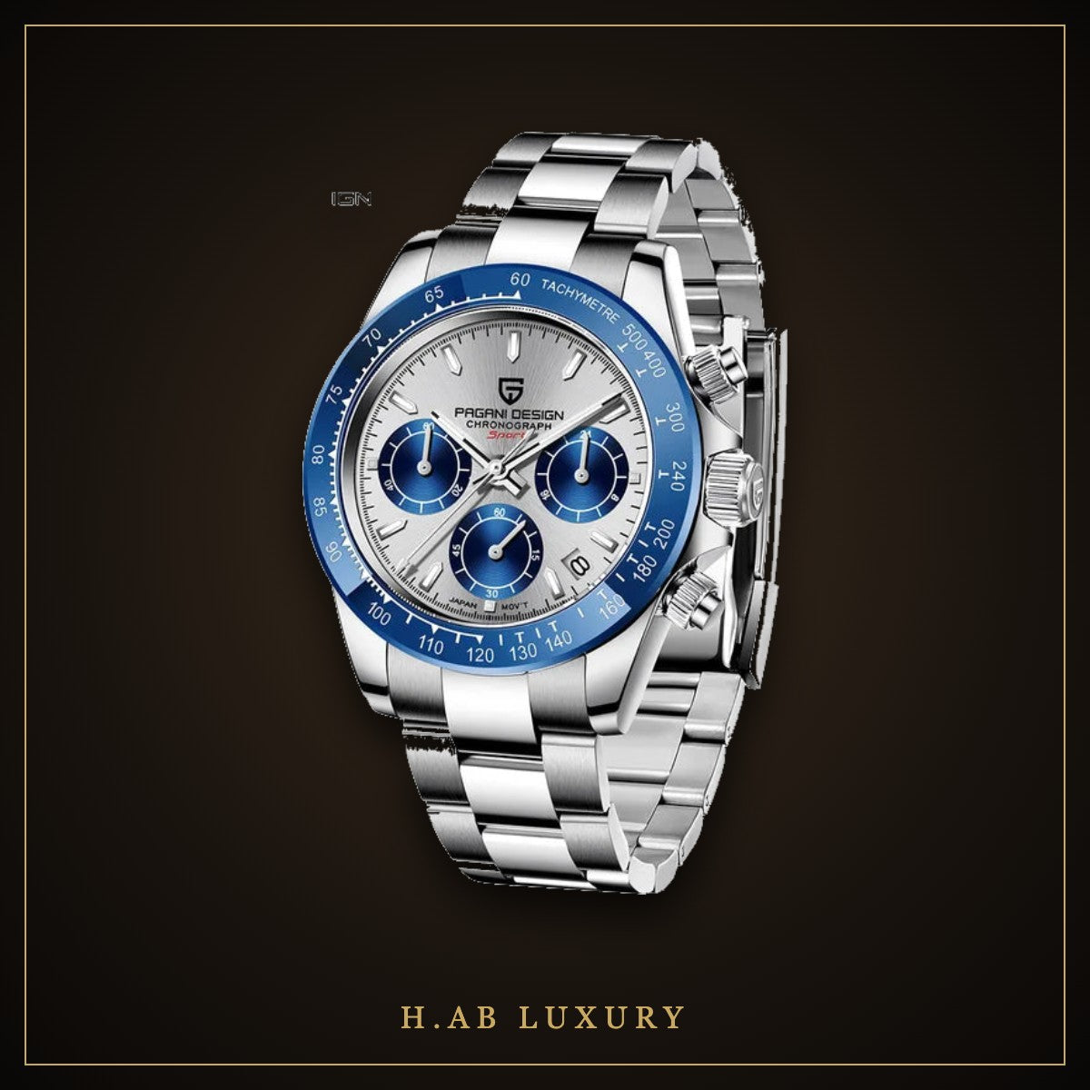 Pagani Design Black Racing Chronograph