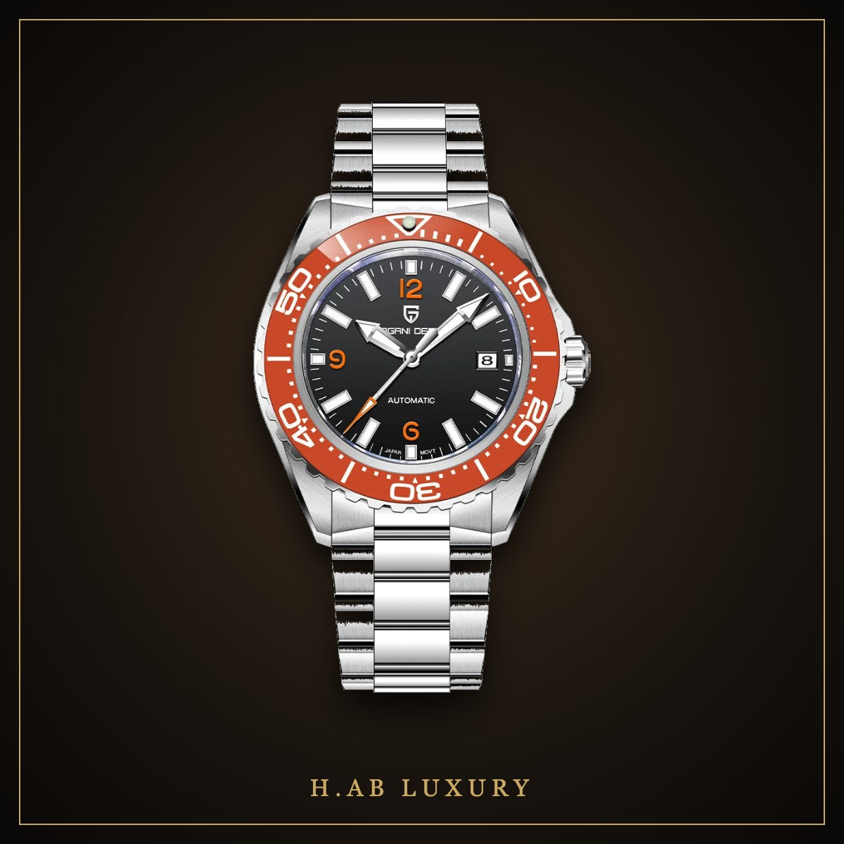 Pagani Design Diver, Red Dial