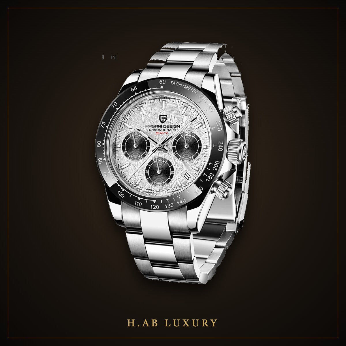 Pagani Design Black Racing Chronograph