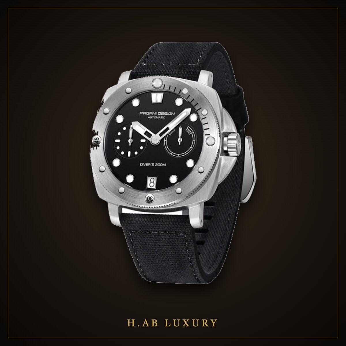 Pagani Design Blue Sport Automatic, Leather Strap